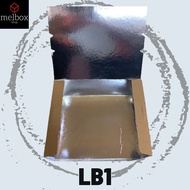 [600 pcs‼️] LB1 Take Out Meal Box Silver Laminated  Wholesale Disposable
