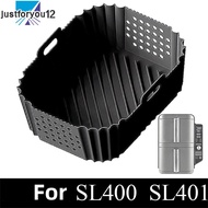 <JTFY> 2PCS Silicone Air Fryer Liner Baking Basket for SL401 AF400UK AF300