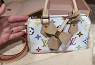 LV speedy nano 白三彩