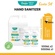 *BUNDLE* Cleanse360 Honeydew Scent Hand Sanitizer 75% Ethanol Alcohol [5L x1bottle] and [500ml x 2bottles]