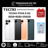 (READY STOCK)TECNO POVA 8 5G (8GB+8GB)+256GB 2 YEAR WARRANTY BY TECNO