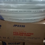 Pipa Tateyama tebal 0.6mm (1/4+3/8) untuk ac ukuran 1/2pk-1pk Terlaris