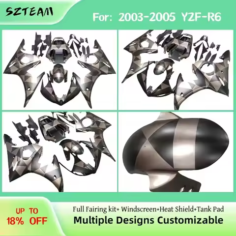 For YAMAHA YZF-R6 2003 2004 2005 OEM Style Motorcycle Fairings YZF 600R 96-07 Aftermarket Injection 