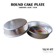 16CM/18CM Round Aluminium Cake Plate/Baking Plate/Loyang Kek