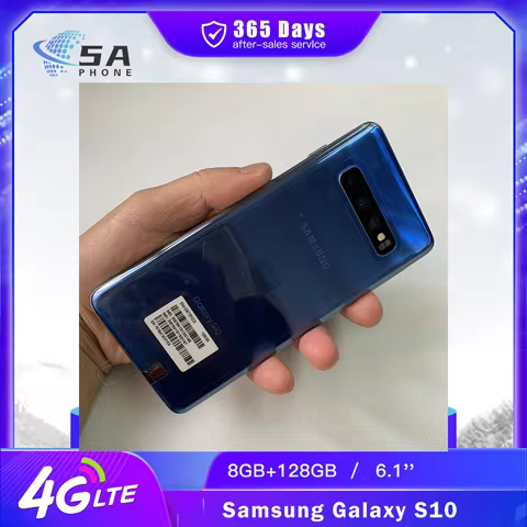 Original Samsung Galaxy S10 G973U1 G973F Mobile Phone 6.1" 8GB RAM 128GB ROM Fingerprint NFC Snapdra