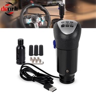 USB Shifter Knob Quick Gear Switching 18 Gears Support Ergonomic Design