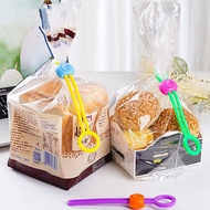 5/3Pcs Pressing Clip Design Tighten Strap Portable Home Organizer Gadget Fruit Snack Pouch Grip Rope