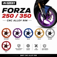 ORIGINAL SMRT CNC ALLOY FORZA 250/350 / NSS250 SMRT RIM / CNC RIM SPORT RIM (F-3.50-15 R-4.00-14)