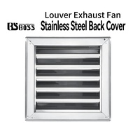 BSBOSS Stainless Steel Back Cover Louver Exhaust Fan