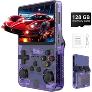 R36s Pro Retro Handheld Game Console, 3.5in IPS , 128GB Preloaded with 40000+Classic Games, Portable