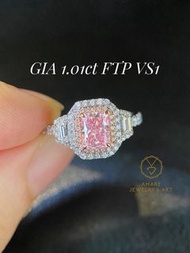 新品nice💖👑！ GIA 1.01ct Pink Diamond Ring  VS1 & Faint Pink, 0.835ct diamond & 18k gold Price 1xx,xxxHK