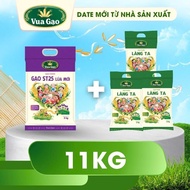 ST25 Fragrant Rice New Rice 5kg and 3 Bags of Lang Ta Rice 2kg
