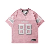 GR APPAREL - Oversized Jersey 88 Light Pink Short Sleeve Glamourouses Series