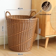 Kens Laundry Basket Home Use Large Size Hotel Bunkhouse Dirty Clothes Storage Basket Bathroom Covere