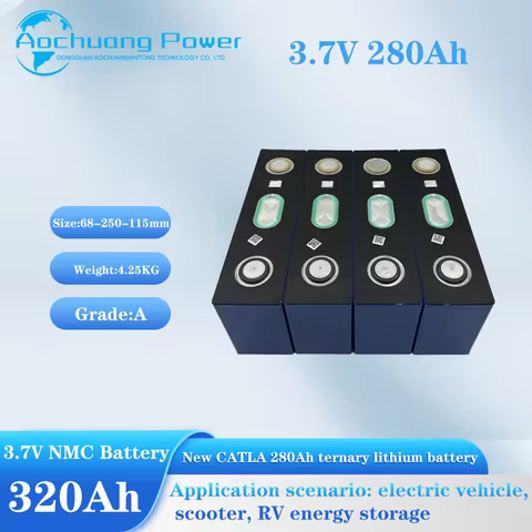 Brand New CATL NMC Cells Prismatic 3.7V 234Ah 240Ah 280Ah Lithium Battery With Accessories For Power