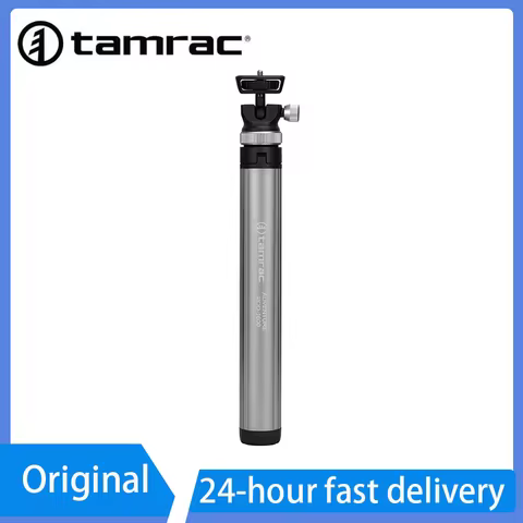 Tamrac 63-inch aluminum tripod foldable to 14.5 inches, portable for travel photography, suitable fo