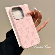 For OPPO A3X A60 A79 A38 A18 A95 A94 A93 A92 A78 A76 A17 A16 A15 A31 A53 2020 Little Pink Bows Plain