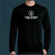 Velcom Text Print White Premium Quality Long Sleeve Distro T-Shirt