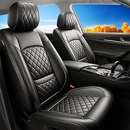 New Car Seat Covers, dfb2015, Leather, Wear-Resistant, Breathable, Waterproof, Anti-Slip, 4-Seat Ful