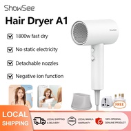 ShowSee Hair Dryer A1 1800W Blower Hair Dryer Anion Ionic Negative Ion Salon Hairdryer