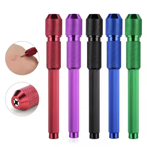 1pc Tattoo Marker Pen Surfer Skin Microbalcing Pen Lip Permanent Makeup Eyebrow Stencil Maker Tattoo