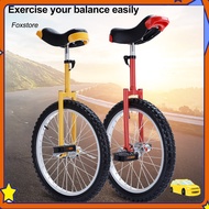 [Fx] Unicycle with Steel Rim Unicycle with Anti-slip Pedal 1 Set Adjustable Unicycle for Adults Begi