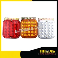 20LED Truck Lorry Trailer Light Fog Tail Lamp 24V