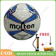 Molten Soccer Ball Football F5V3400 Size 5 Wear-Resistant Vantaggio Series 32 Panels And PU Leather