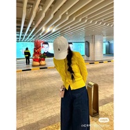 Chanel444 White Double C Gray Knitted Hat