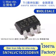 ((1-5pcs) Original Imported SN74LVC1G125DBVR Silk Screen Printing C255 C25F SOT23-5 Single Channel C