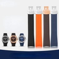 Silicone Watch Strap for Patek Philippe Silicone Watch Strap Men's Grenade 5164 5167 Original Black 