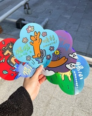 Trumeow 腸年不敗 閃卡斗方貼紙