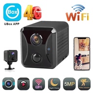 Ubox 4G Surveillance Camera 3MP Mini Video Recorder Low-energy Battery Life 60 Days Voice Intercom SIM Card or Wifi CCTV Camera