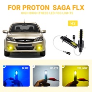 2PCS FOR PROTON  Saga Flx FOG LAMP LED Spotlight Sport Light Mentol Kereta Halogen Replacement H3 BU