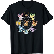 Pokémon T-Shirt - Eevee Evolution Circle T-Shirt