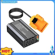 Outdoor Power Station Generator 300W Car Power Inverter for  Li-Ion Battery Type-C PD65W USB A 18W
