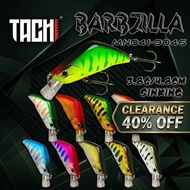 【CLEARANCE】TACHI Barbzilla Minnow 4.8cm/3.8g Gewang Killer Fishing Lure Hard Bait Casting Sebarau Ba