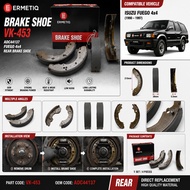 ERMETIQ BRAKE SHOE REAR ISUZU FUEGO ADC44137 VK-453 FUEGO 4x4
