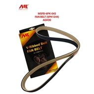 MEAUSU FAN BELT MSFB-6PK-043 6PK1244 Model:  TOYOTA ALPHARD AGH30 2.5