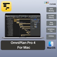 OmniPlan Pro 4 Lifetime for Intel and M1 Chip Apple Silicone MacOs/Macbook/Mac Software Full Version
