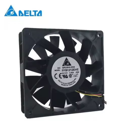 new for FFB1212EHE 120mm 120x120x38mm super large volume DC12V 3A 12CM cooling fan for delta