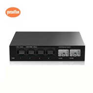 2.5Gb Switch 4 Port 2.5G Unmanaged Network Switch with 2 Port 10GbE SFP+ Slot Home Setup Ethernet Sw