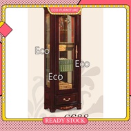 Almari Pameran Almari Baju 1 Pintu 1 Laci Almari Kayu H75" L24" D16"