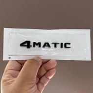 3D Logo Embossed 4MATIC Small Size 9 cm. For Mercedes Benz 4 MATIC