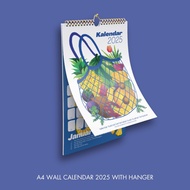 Kalendar 2025 Tema Buah-Buahan Malaysia | 2025 Calendar Theme Malaysian Fruits
