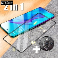 2 Pcs ZTE Nubia Focus Pro 5G Screen Protector Tempered Glass Film + Lens Camera Protector Film for Z