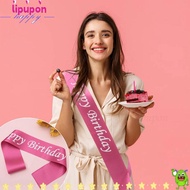 LIPUPON Etiquette belt Birthday party  Birthday sash for girls Party Decoration