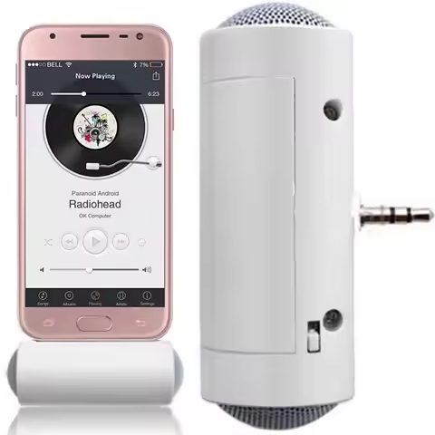 3.5mm Portable Mini Cylindrical Small Speaker Colorful Jack Mobile Phone Speaker for Iphone Samsung 