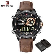 NAVIFORCE นาฬิกาผู้ชาย Sports นาฬิกา แท้ ผู้ชาย Waterproof Multifunctional Digital นาฬิกา ผู้ชายนาฬิ