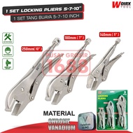 Crocodile Pliers Pliers One Set Size 5 7 10 inch 5" 7" 10" Plier Set